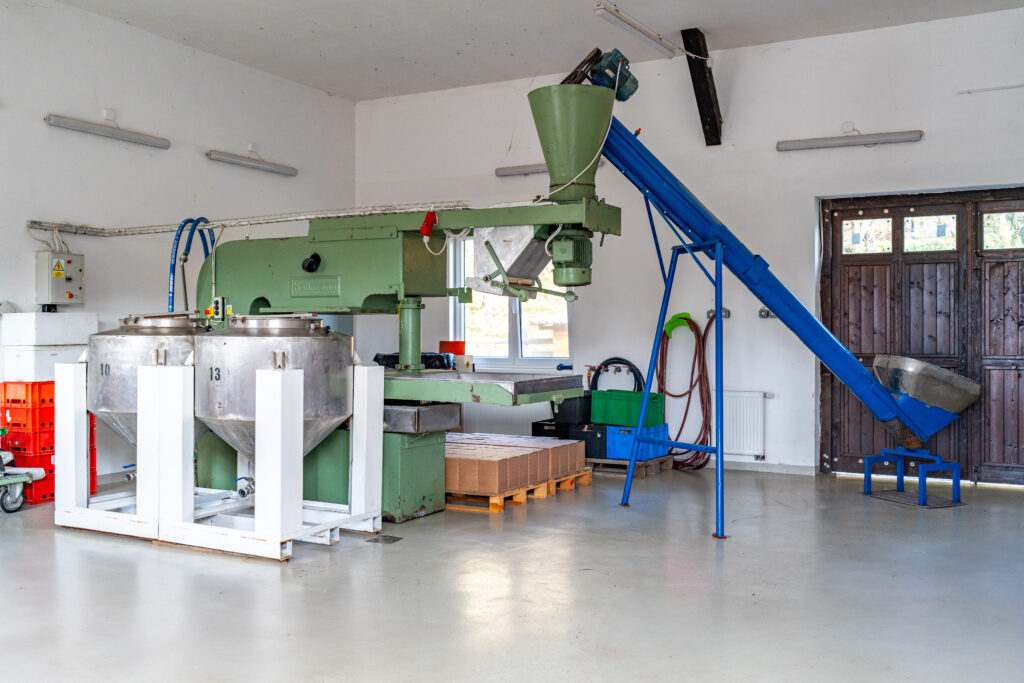 Technologie moštárny Statku Slapy
